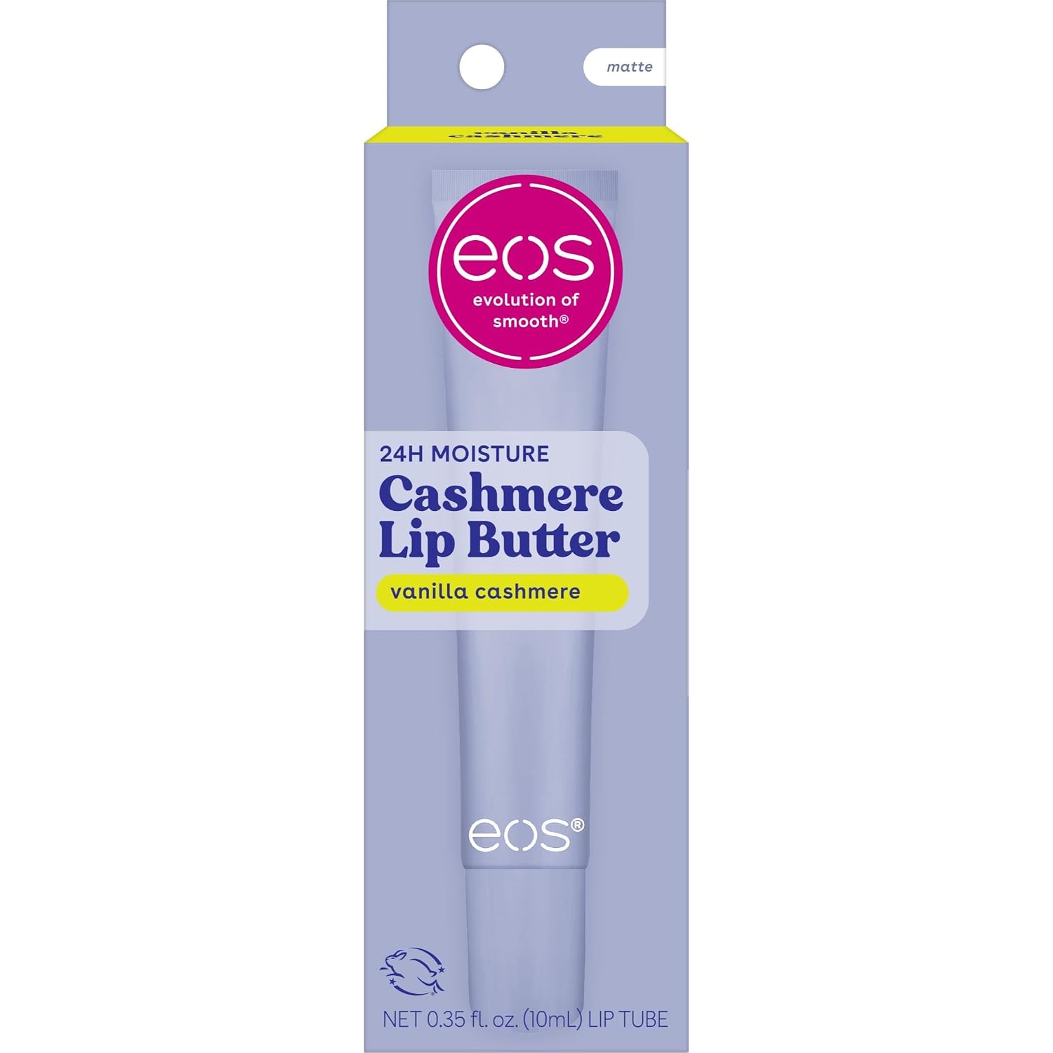 eos Vanilla Cashmere Lip Butter Plumping Peptides Smoothing Shea Butter 0.35 oz