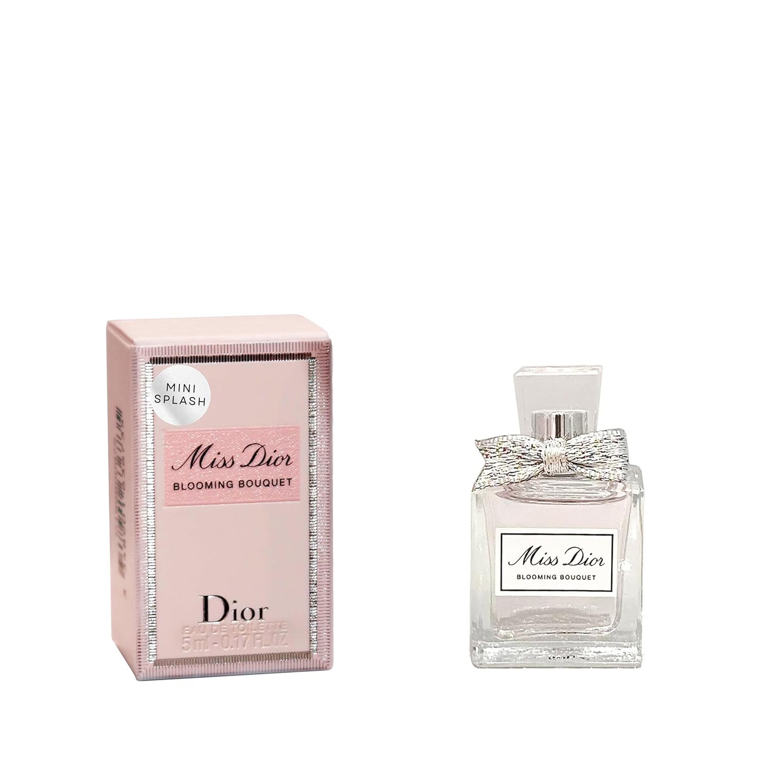 Dior Miss Dior Blooming Bouquet for Women Eau de Toilette Splash, 0.17 Ounce | Travel Size Floral Fragrance, Purse Size Dabber, Designer Scent Gift, Peony, Damascus Rose, Bergamot & White Musk