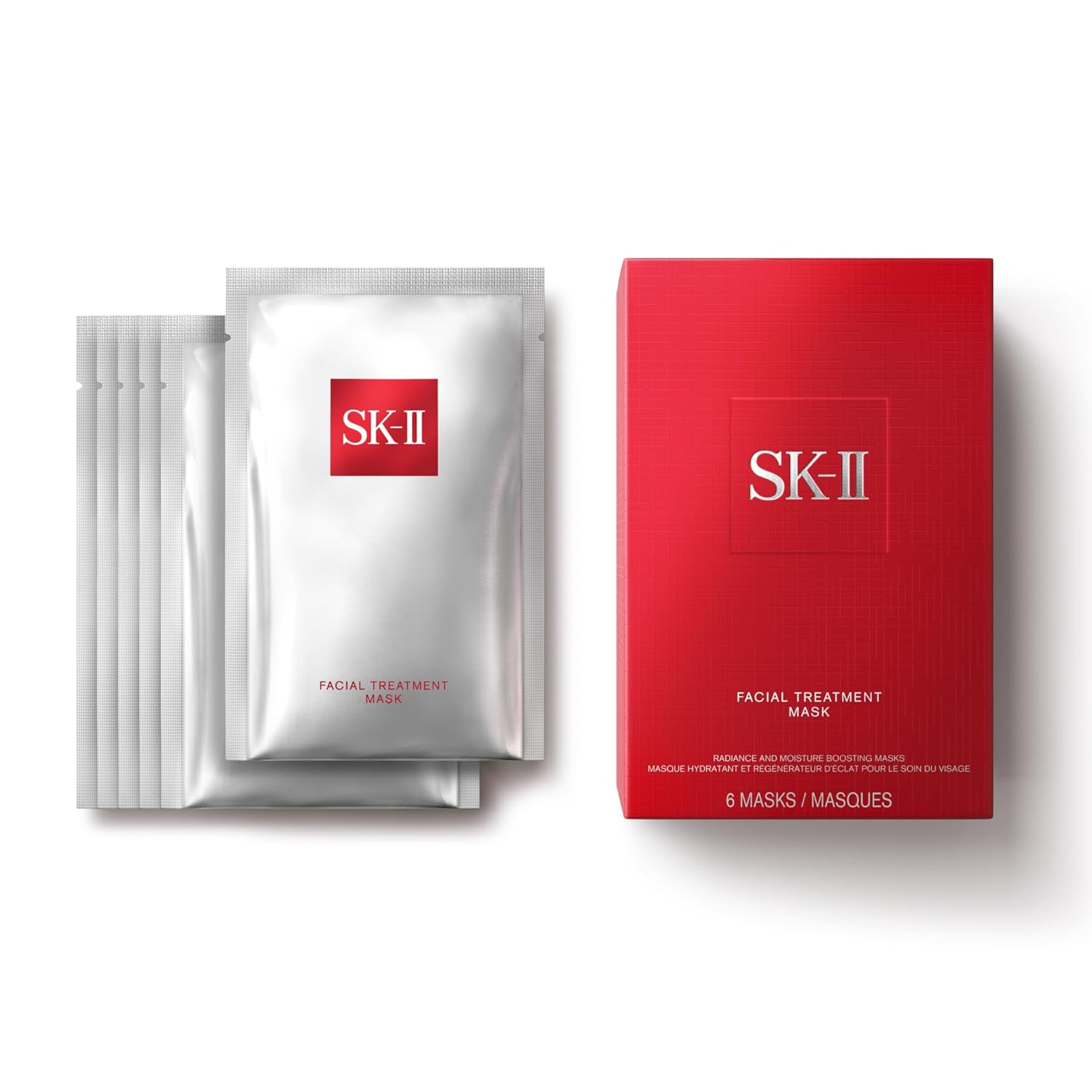 SK-II Facial Masks - Brightening Face Mask Sheets to Help Improve Tone, Texture & Radiance - Anti-Aging Treatment for Replenished Moisture & Visibly Healthier Skin