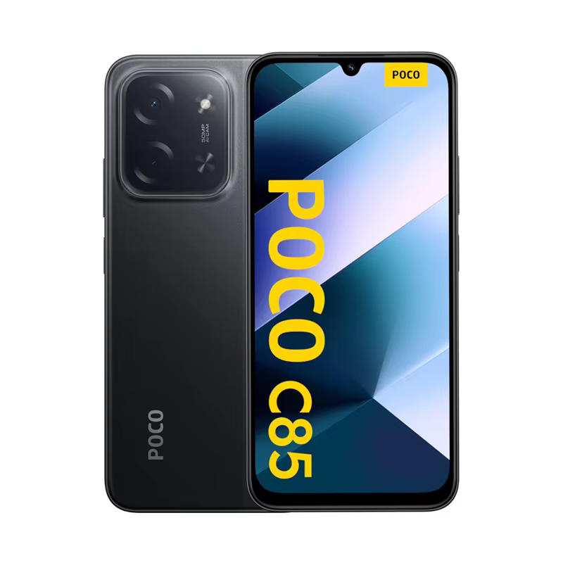 XIAOMI POCO C85 8+256 Go Smartphone | Écran 6,9" 120Hz, Design fin 8 mm, Processeur MediaTek Helio G81-Ultra Octa-Cœur, Double caméra IA 50MP, Batterie 6000 mAh, Garantie 2 ans, Vert Noir Neuf, authen