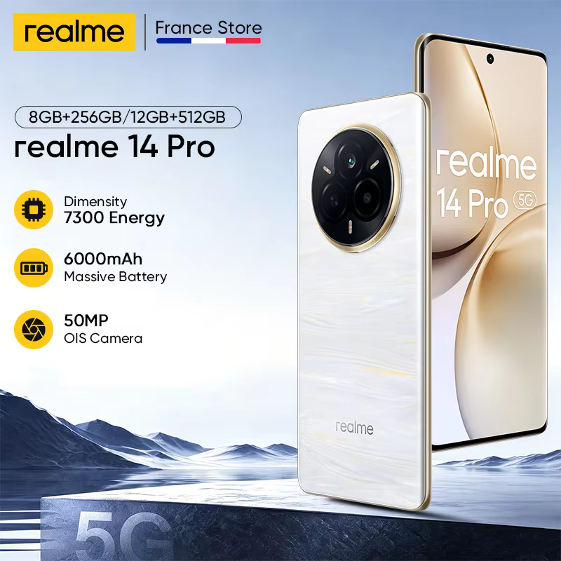 realme 14 Pro 5G European Version 50MP OIS Camera Dimensity 7300 Energy 6000mAh Battery 120Hz Curved Vision Display IP69 - AliExpress 509