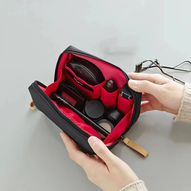 2024 New Women Cosmetic Bag Solid Color Korean Style Makeup Bag Pouch Toiletry Bag Waterproof Makeup Organizer Case Luxury Bag - AliExpress 1524