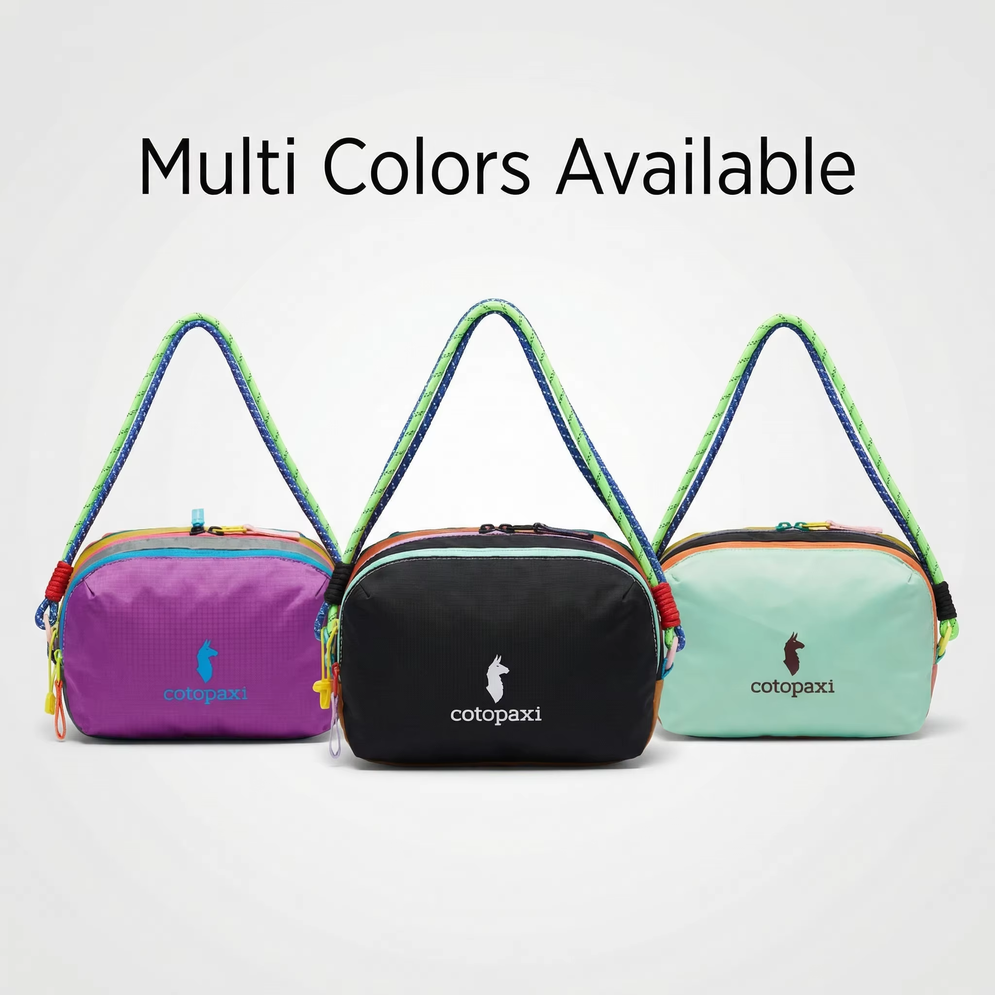Alpaca Dopamine-Colored Wash & Storage Bag, featuring three main zipper compartments for organized separation. Portable and reas - AliExpress 1524