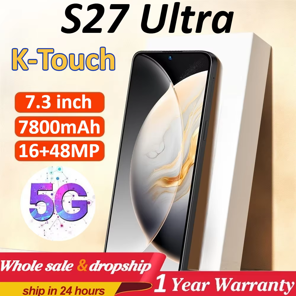K-Touch Mobile Phones S27 Ultra Smartphone Android Smartphone 5G Cell phone 7.3 Inch 16+48MP 22GB+2TB 7800mAh 5G Dual SIM Face Unlocked Cellphones - AliExpress