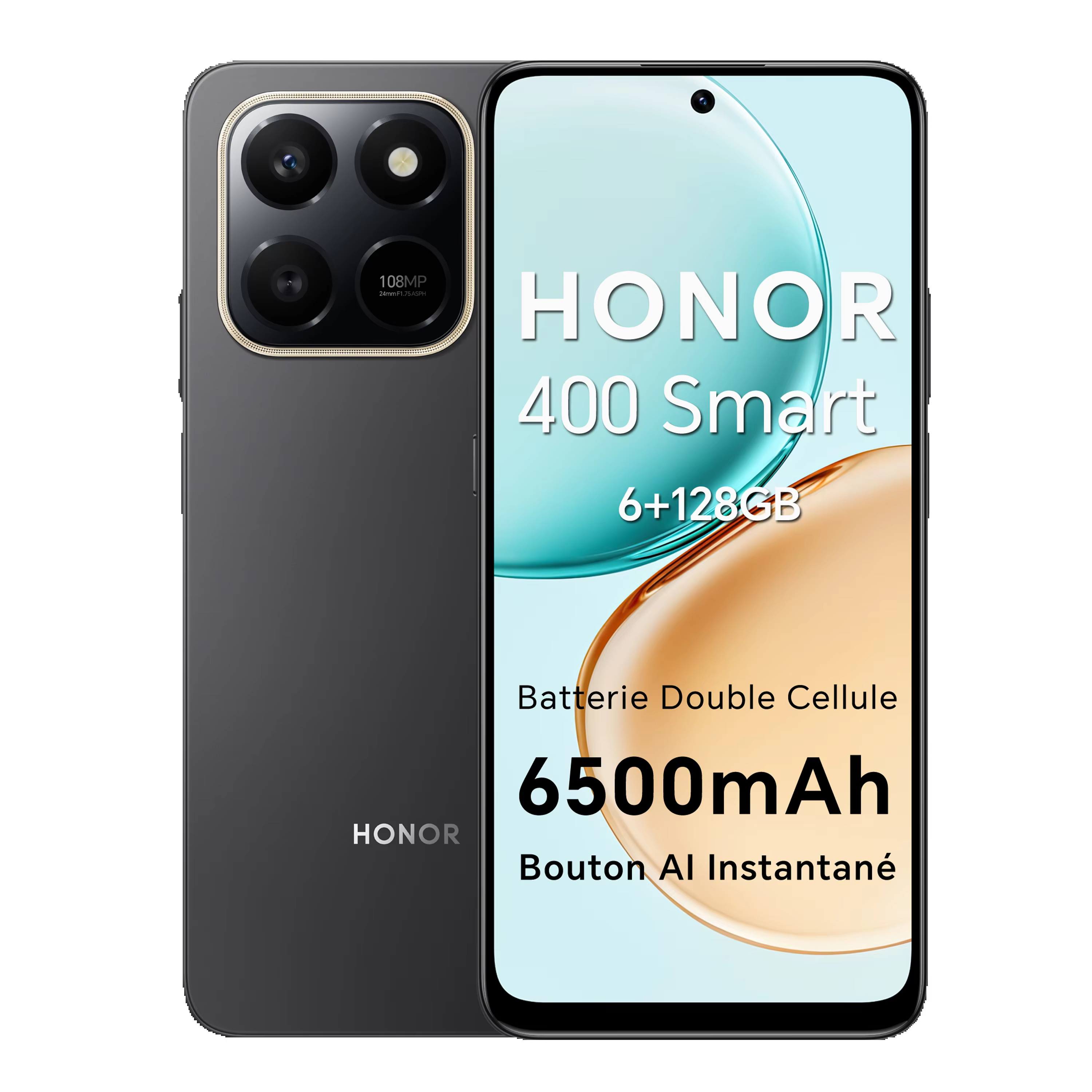 HONOR 400 Smart 4G Smartphone Dual SIM NFC Android 15, 6500mAh, 108MP + 2MP, 6.77Hz, 5 stars SGS & IP65 - AliExpress 509