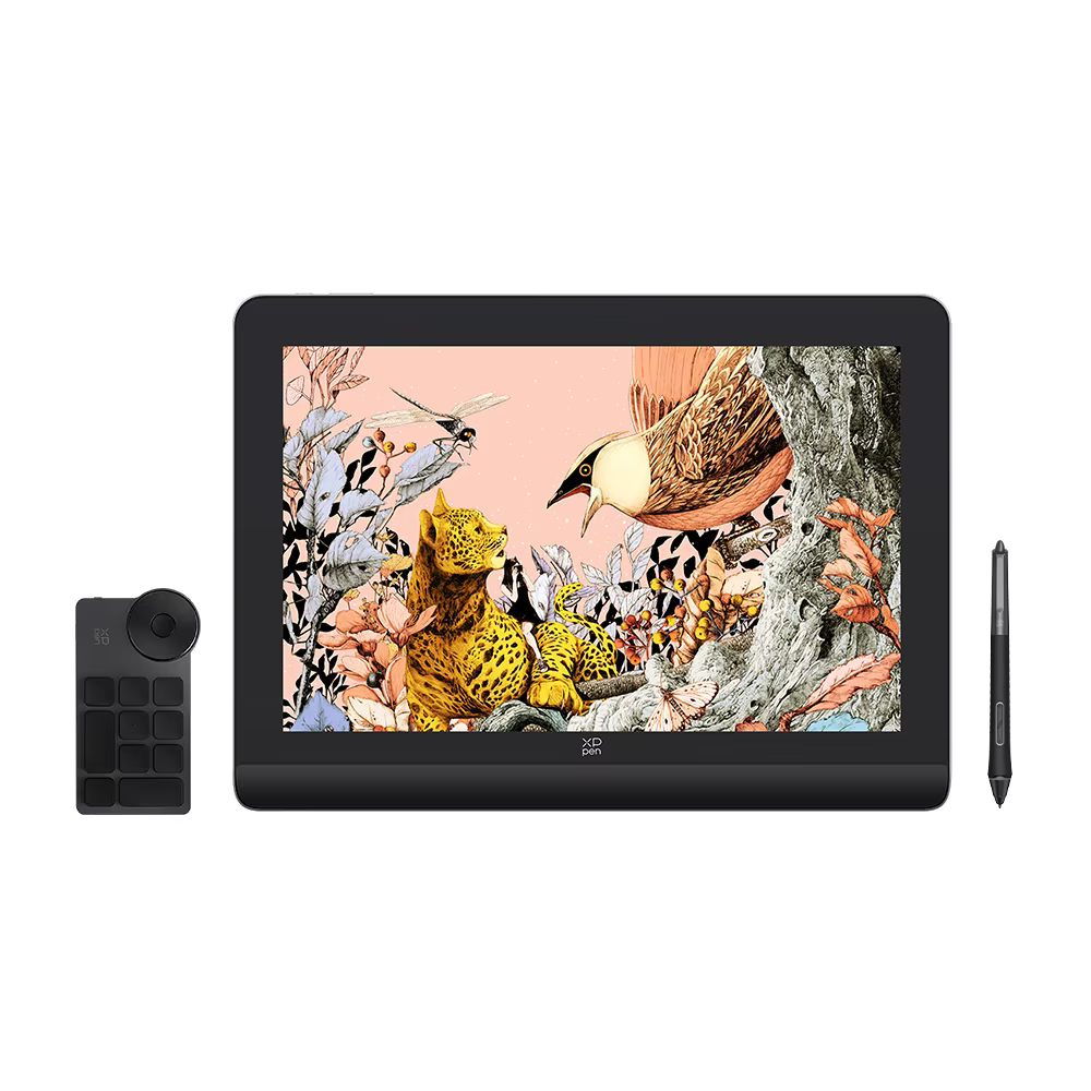 Tablette graphique XPPen Artist Pro 16 (Gen 2) avec écran de dessin de 16 pouces, 16K niveaux de pression, résolution 2.5K, compatible Windows et Android