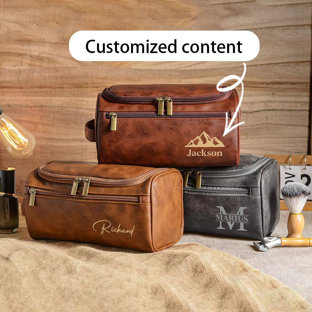 Custom Pattern Hanging Toiletry Bag, Classic Portable Wash Bag for Shaving & Skincare Supplies, Great for Business Daily Travel - AliExpress 1524