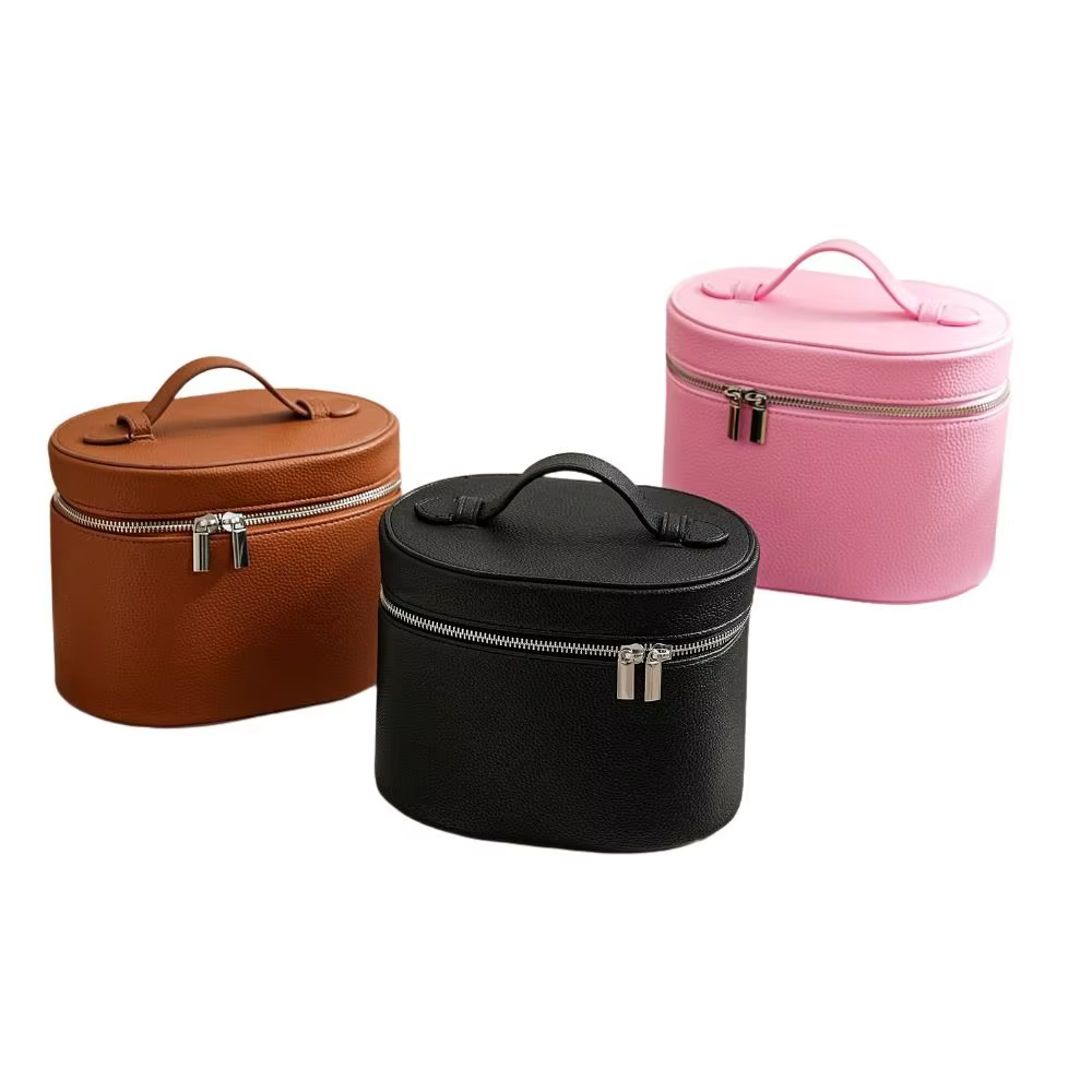 Large Capacity Cosmetic Box Internal Storage Box PU Leather Makeup Bag Waterproof Zipper Closure Travel Organizer Bag Daily Use - AliExpress 1524