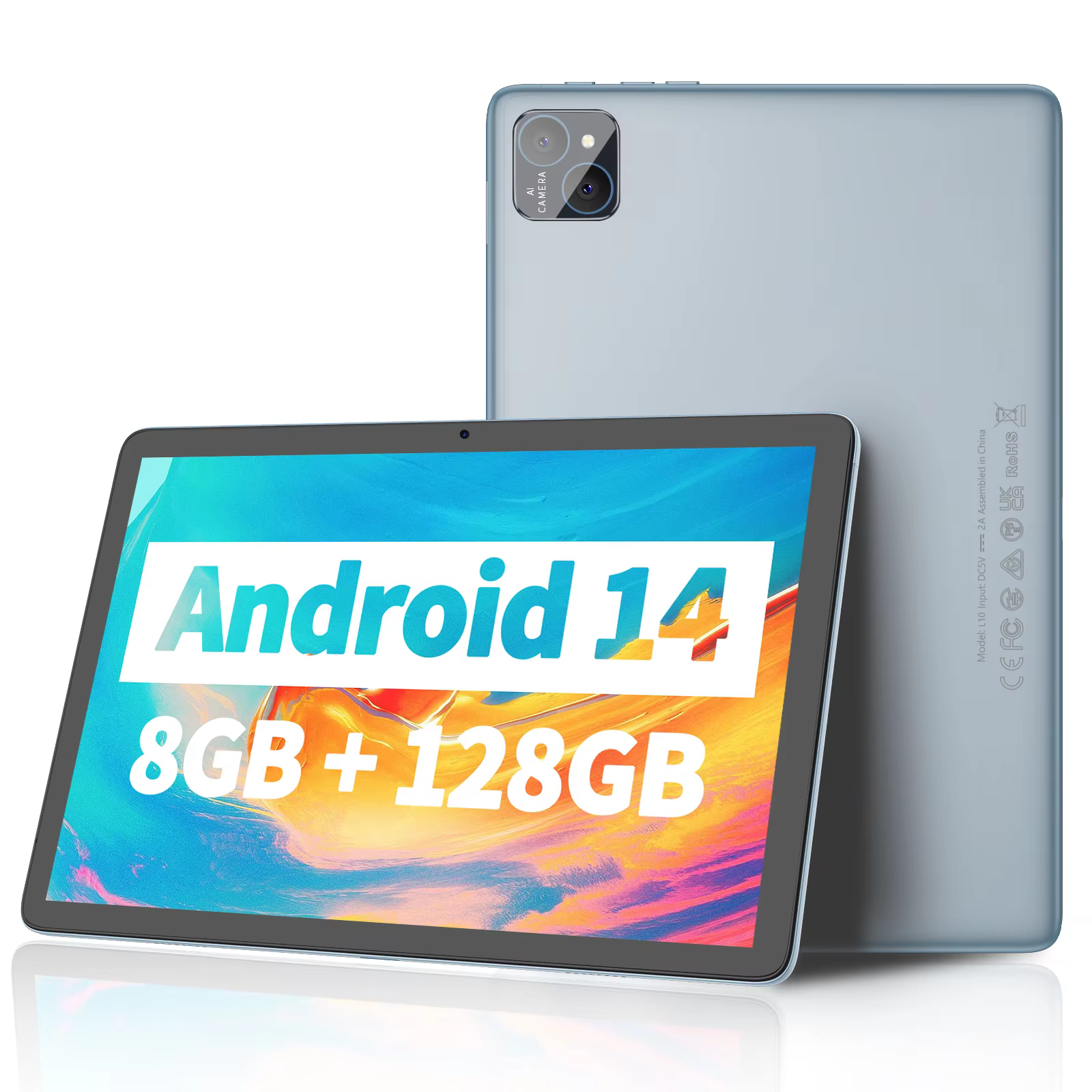 PRITOM TAB11 Android 14 Tablet, 10 Inch, Octa-Core, 5G WiFi6, 128GB, 8000mAh, HD IPS Display, Dual Camera, Bluetooth, FM, TYPE C - AliExpress 7
